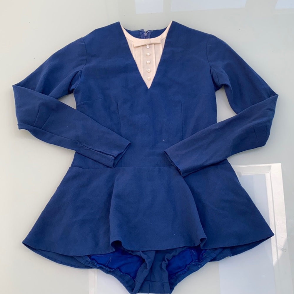 Vintage Blue 1960’s skater dress/brief 10/12